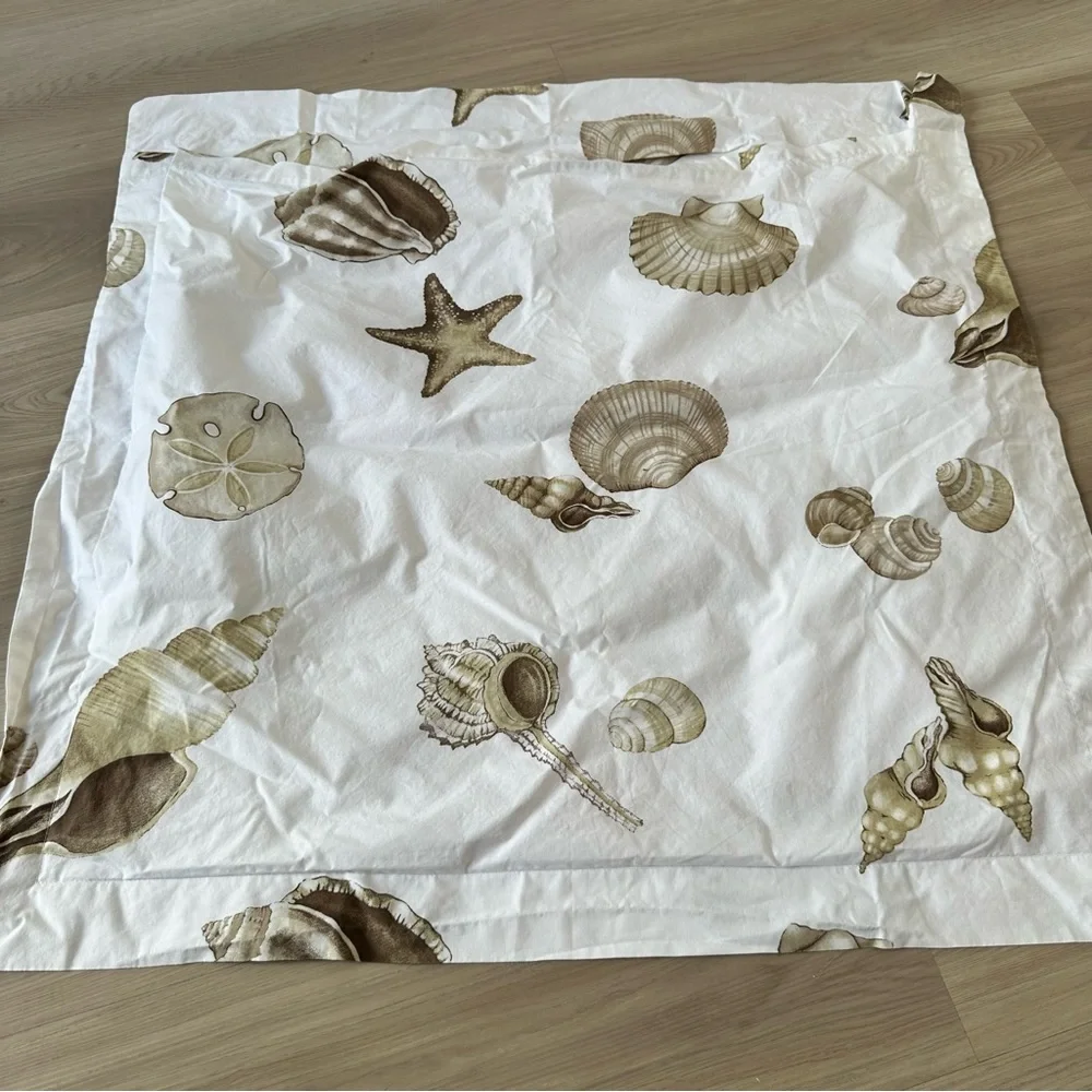 1 Pottery Barn Euro European Sea Shell Sham